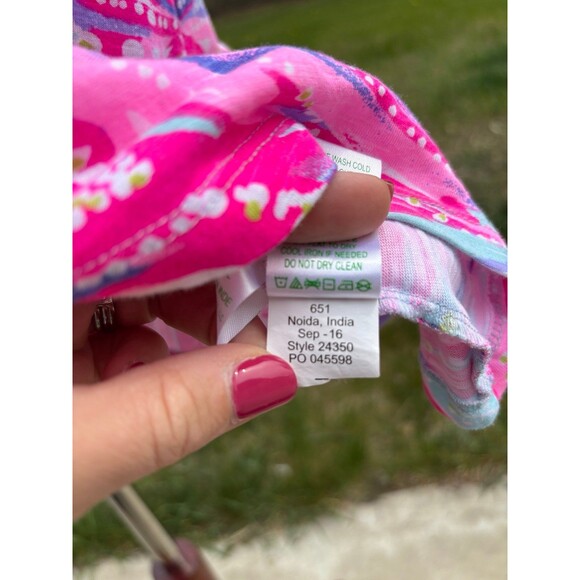 Lilly Pulitzer Havana Swing Dress Oh My Guava - Picture 8 of 9